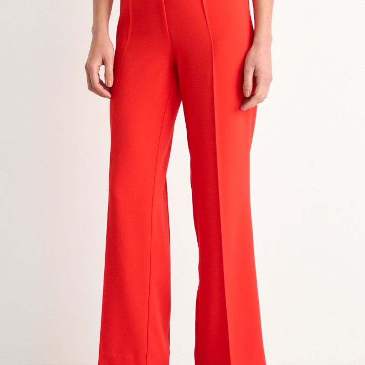 ASH - Pantalon Liso Mujer Rojo Ash