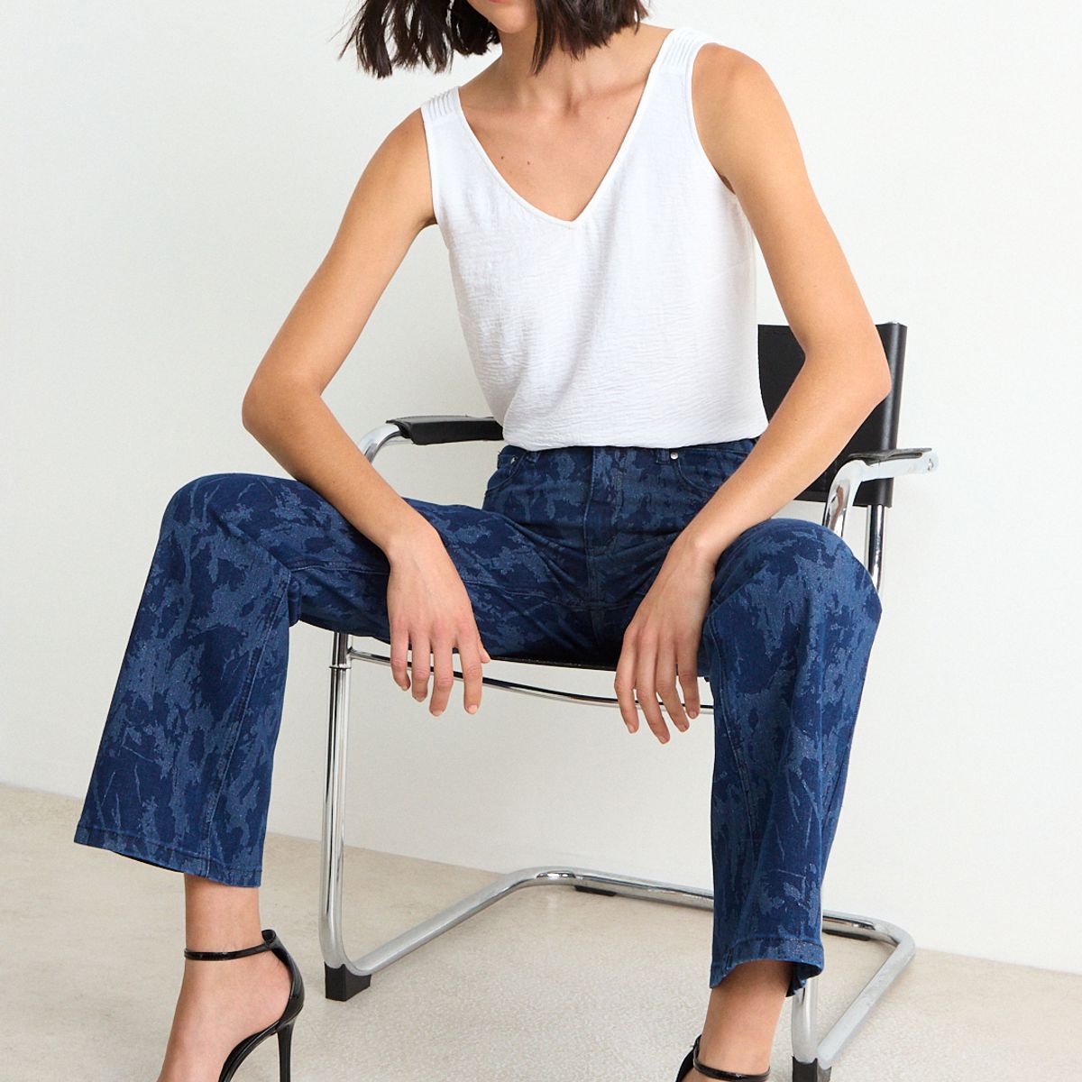ASH - Straight Jeans  Fantasia Mujer Azul Ash
