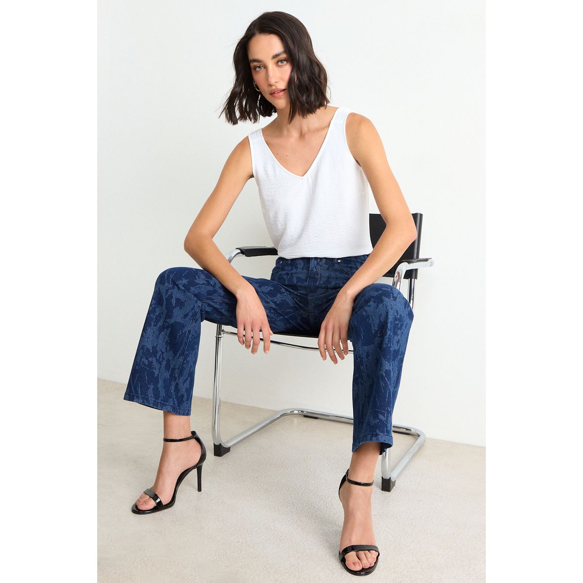 ASH - Straight Jeans  Fantasia Mujer Azul Ash