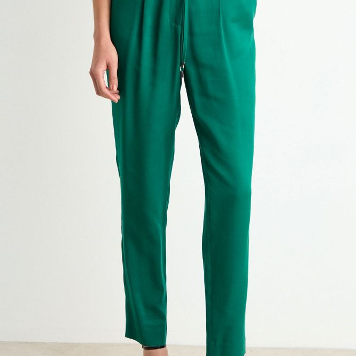 ASH - Pantalon Liso Mujer Verde Oliva Ash
