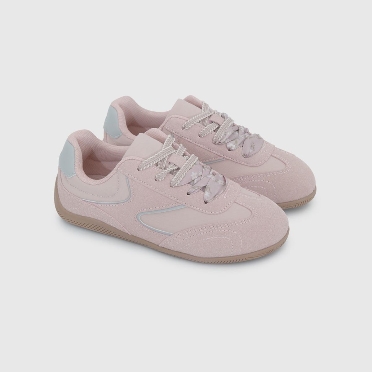 COLLOKY - Zapatilla de Niña Rosa Viejo de Cordones