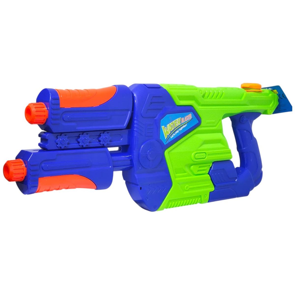 DBLUE - Juguete Pistola Lanza Agua Doble Cañon 890ml DBG1633
