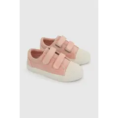 COLLOKY - Zapatilla de Niña Rosa Viejo con Velcro