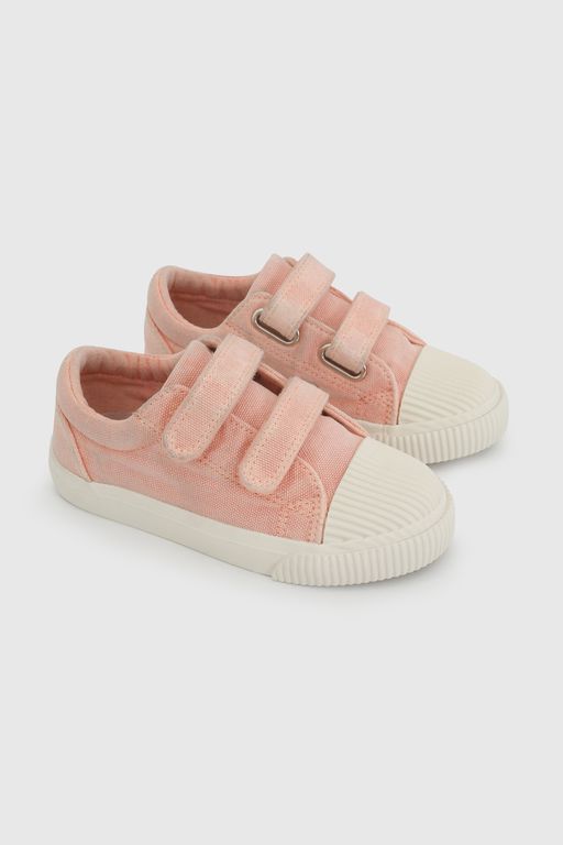 Zapatilla de Niña Rosa Viejo con Velcro