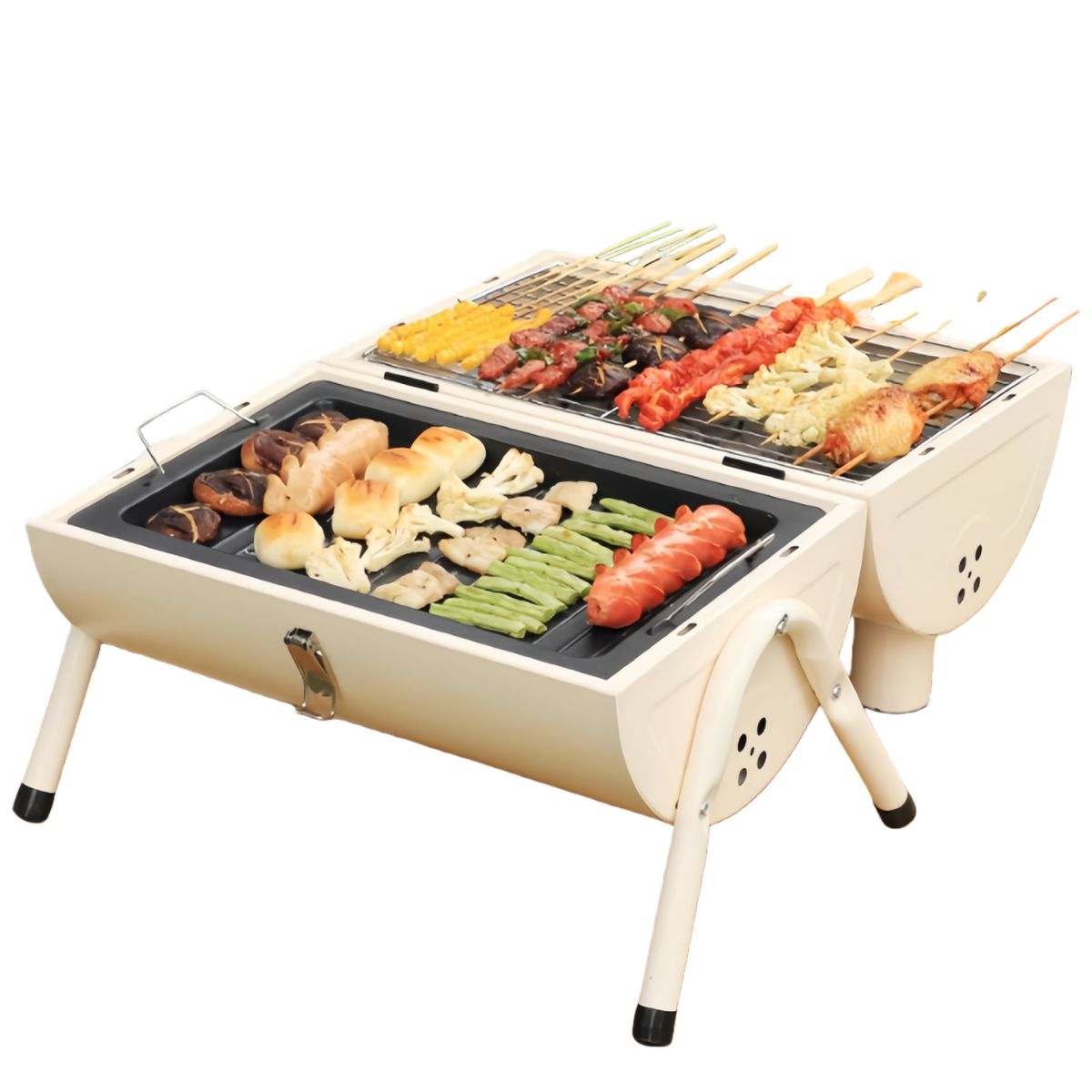 GENERICO - Barbacoa De Carbón Plegable Portátil Para Camping