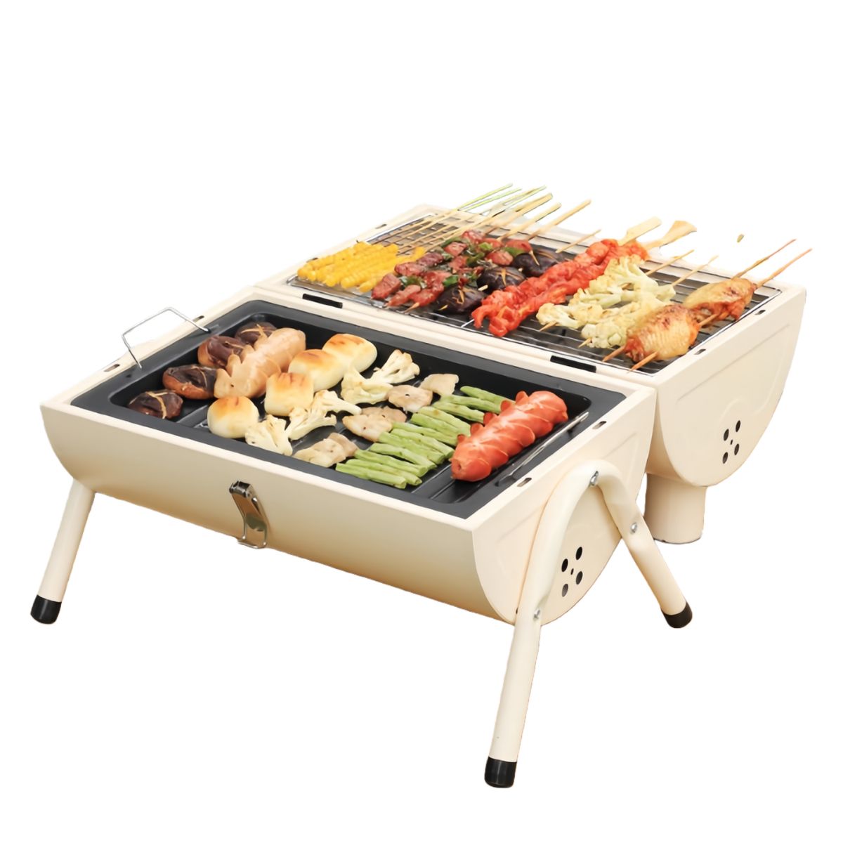 GENERICO - Barbacoa De Carbón Plegable Portátil Para Camping