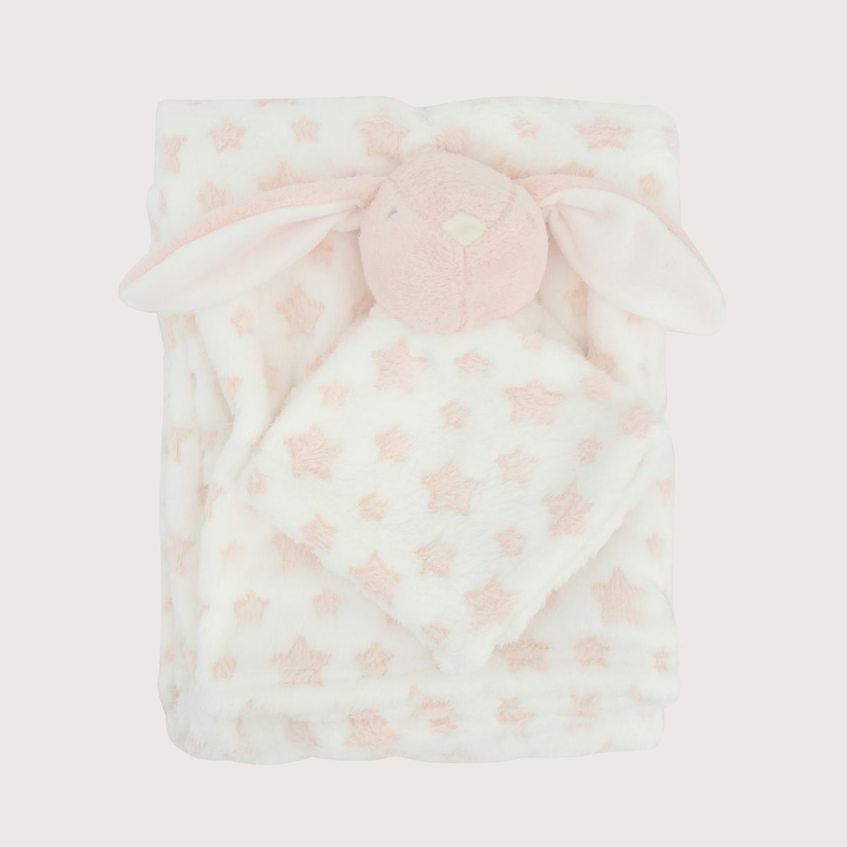 OPALINE - Manta Plush De Bebe Rosada