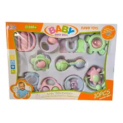 GENERICO - Sonajero Cascabel Sway Bell Para Bebes - 10 Pcs