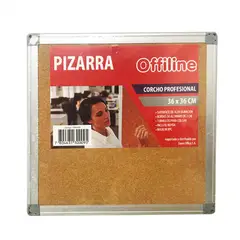 OFFILINE - Pizarra Corcho 36X36cm