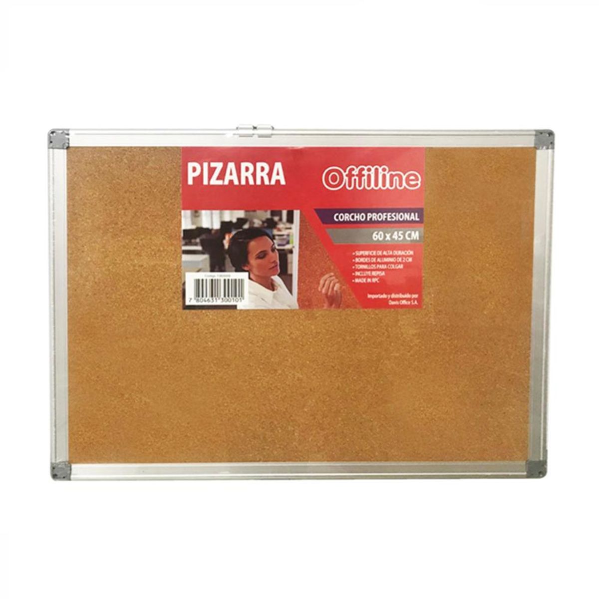 OFFILINE - Pizarra Corcho 60 x 45cm