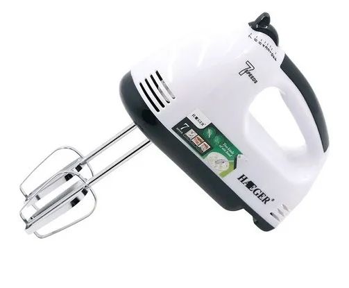 Batidora De Mano Con 7 Velocidades Multifuncional Haeger Color Blanco