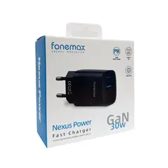 FONEMAX - Cargador FM-3001-EU 30W A+C Negro