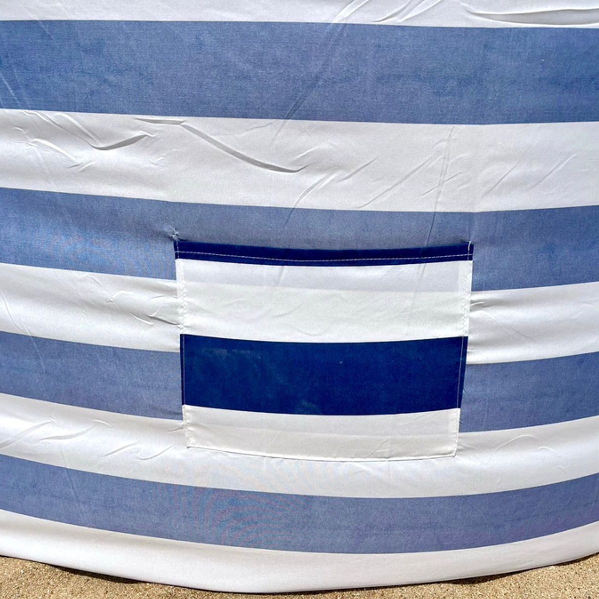 GENERICO - Paraviento 3mtrs con estaca de madera Azul