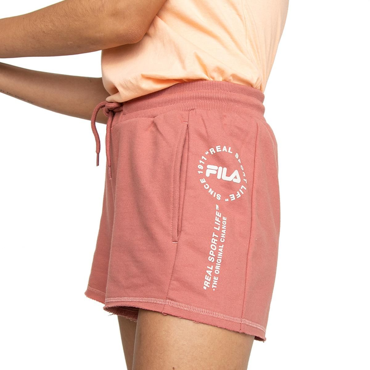 FILA - Short Fila Essential Mujer Naranjo