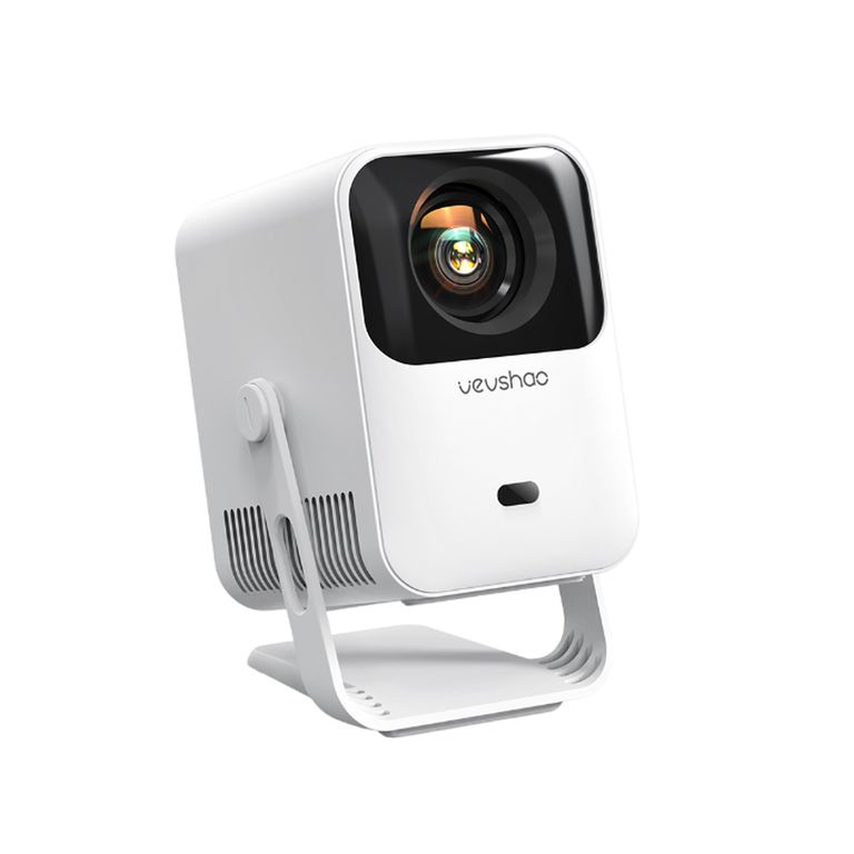 BYINTEK Mini Proyector Led Smart 4K HD Vevshao A15 1280*720 Android 13 Autoenfoque Color Blanco