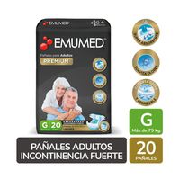 Emumed-Emuprotect Pañal Adulto Premium Talla G 20 uds