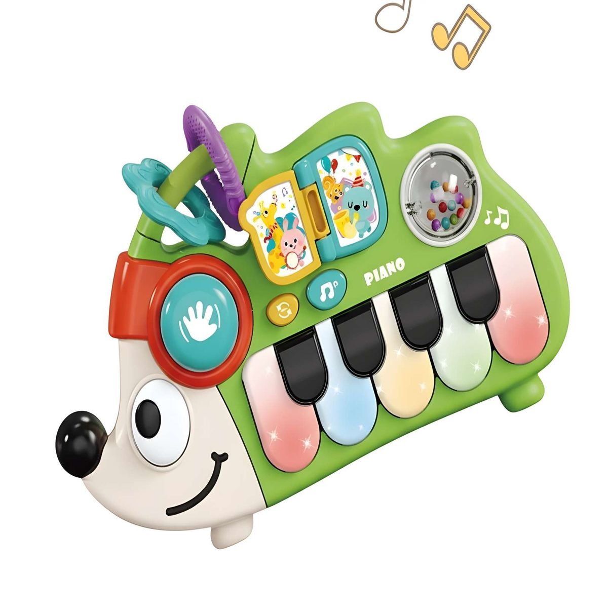 GENERICO - Piano Musical Sensorial Erizo Verde