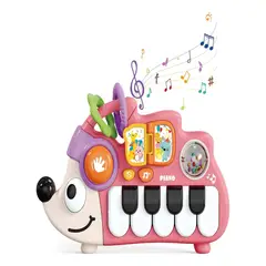 GENERICO - Piano juguete Musical Sensorial de Erizo Rosa