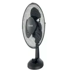 KENDAL - Ventilador de Sobremesa 9 Pulgadas Negro