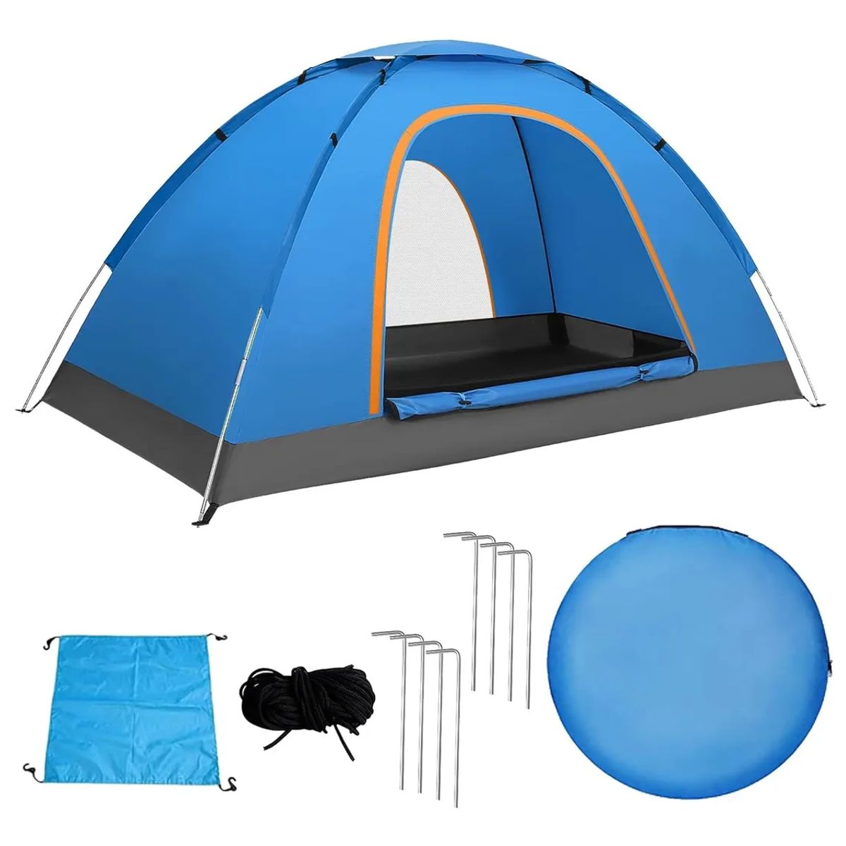 GENERICO - CARPA CAMPING 3 PERSONAS PLAYA MONTAÑA CUBRE TECHO