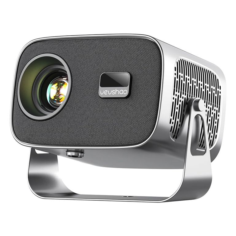 BYINTEK Mini Proyector VEVSHAO A12 4K 1080p Portátil Full HD Android 11.0 350 ANSI Lúmenes