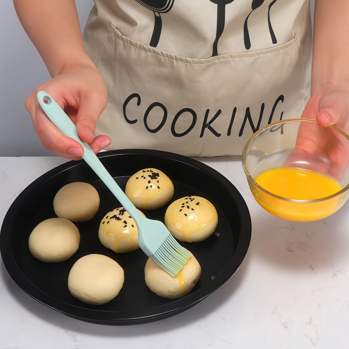 GENERICO - Juego de Utensilios De Cocina De Acero Inoxidable De Silicona 5pcs