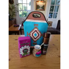 GENERICO - Set Mate + Yerba + Bombilla + Termo Y Bolso Matero
