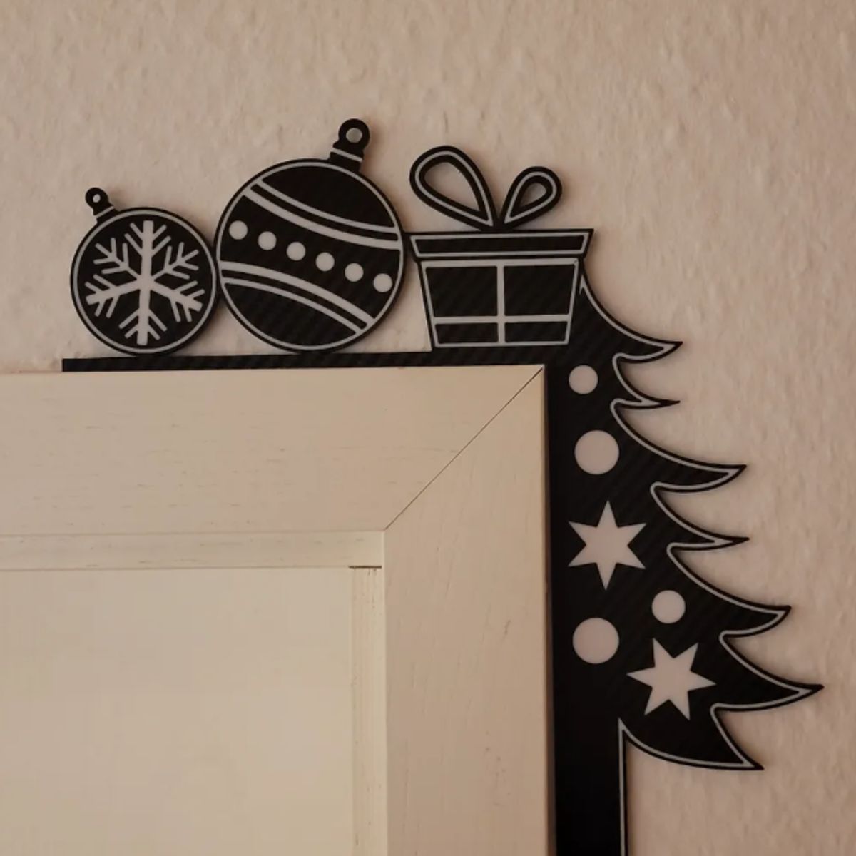 GENERICO - Adorno - Esquinero para puerta navideño