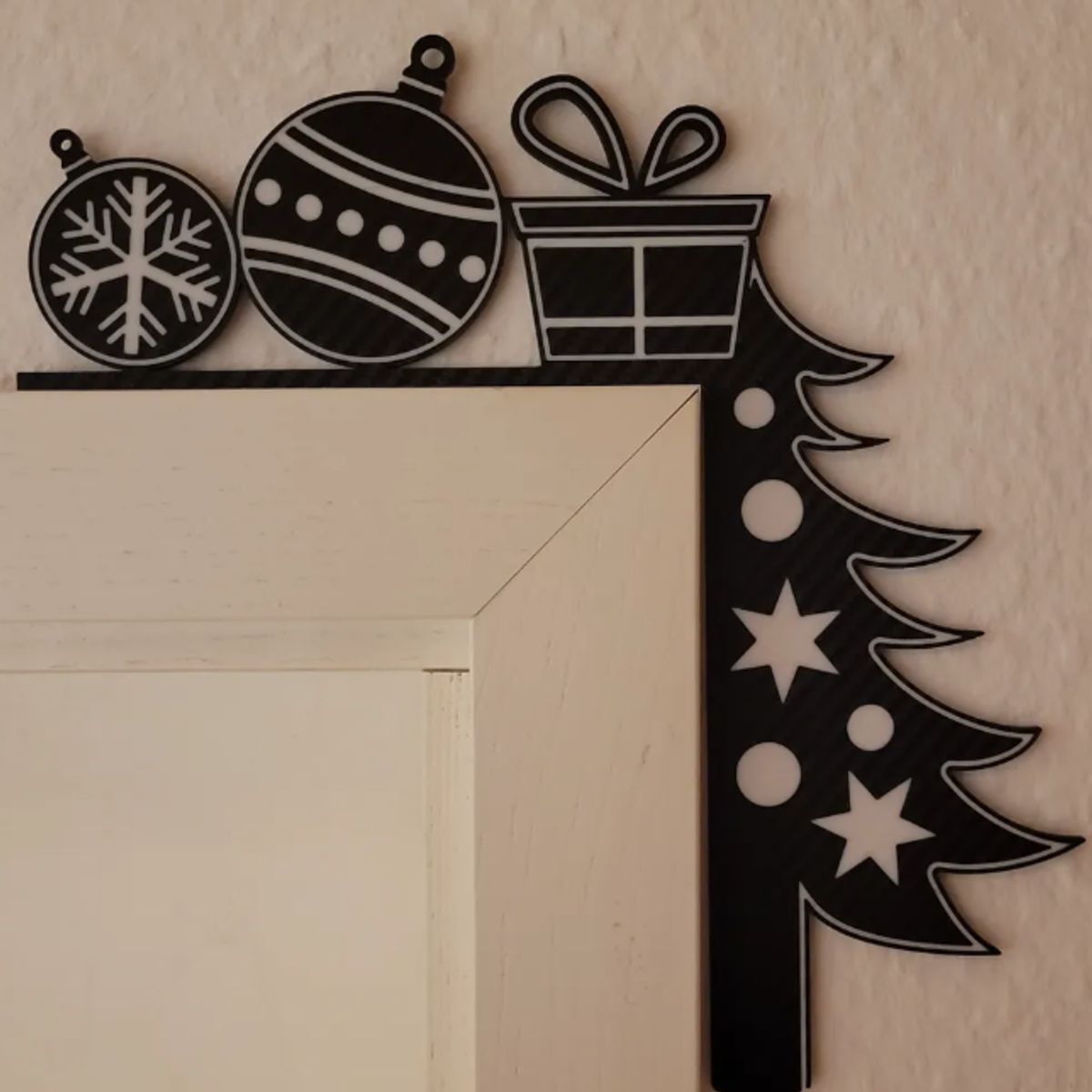 GENERICO - Adorno - Esquinero para puerta navideño
