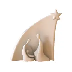 GENERICO - Adornos navidad - Pesebre Moderno