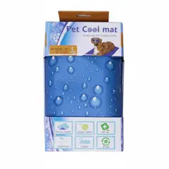 GENERICO - Manta Gel Frio Refrescante Talla L 90x50 Perros