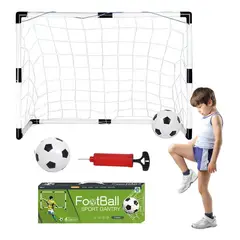 EVERSO - Arco De Fútbol 95x70cm Porterías Portátil Juguete Para Niños