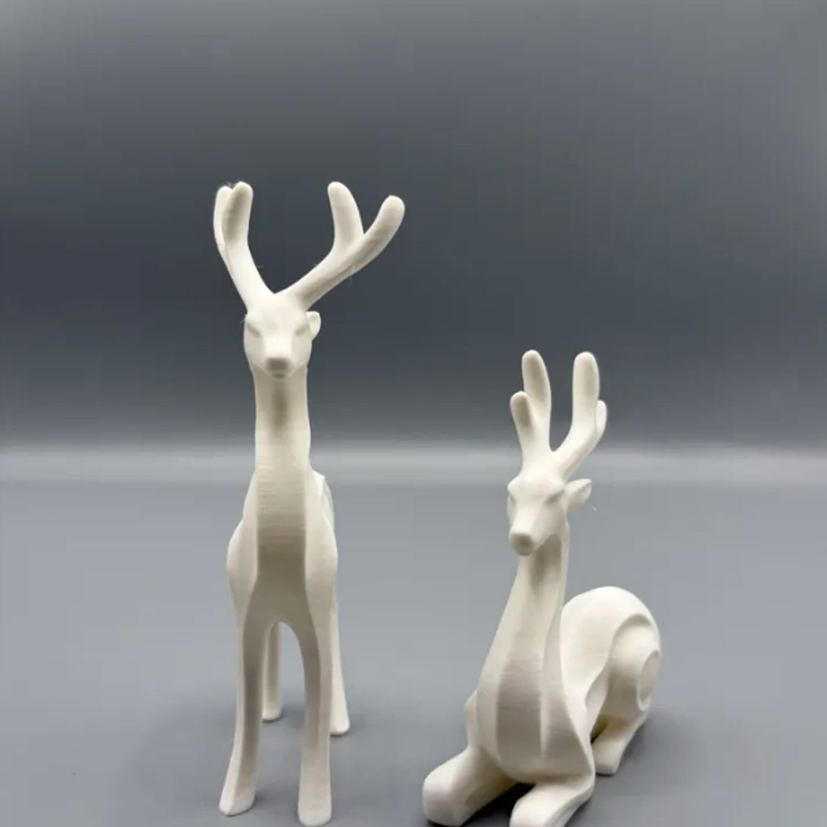 GENERICO - Adorno navidad - Par de renos (pack 2 un)