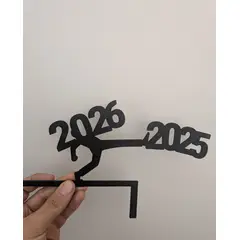 GENERICO - Adorno navidad - Esquinero de puerta Año 2026