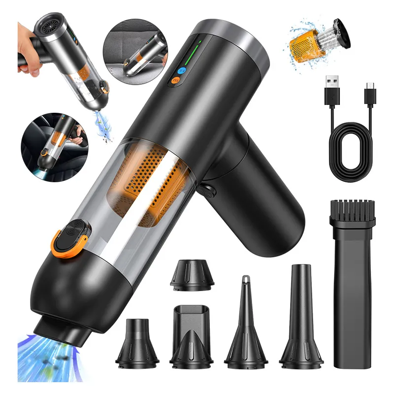 EVERSO - 2 En 1 Aspiradora Sopladora Portátil Pc Auto Inalámbrica Usb