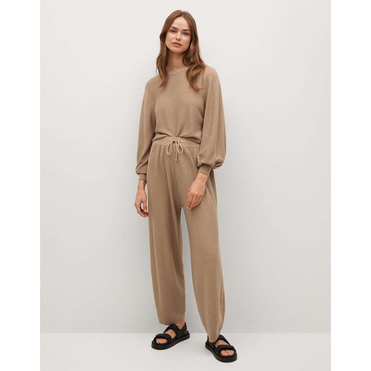 MANGO - Sweater Manga Globo Modal Y Algodón Milan Mujer