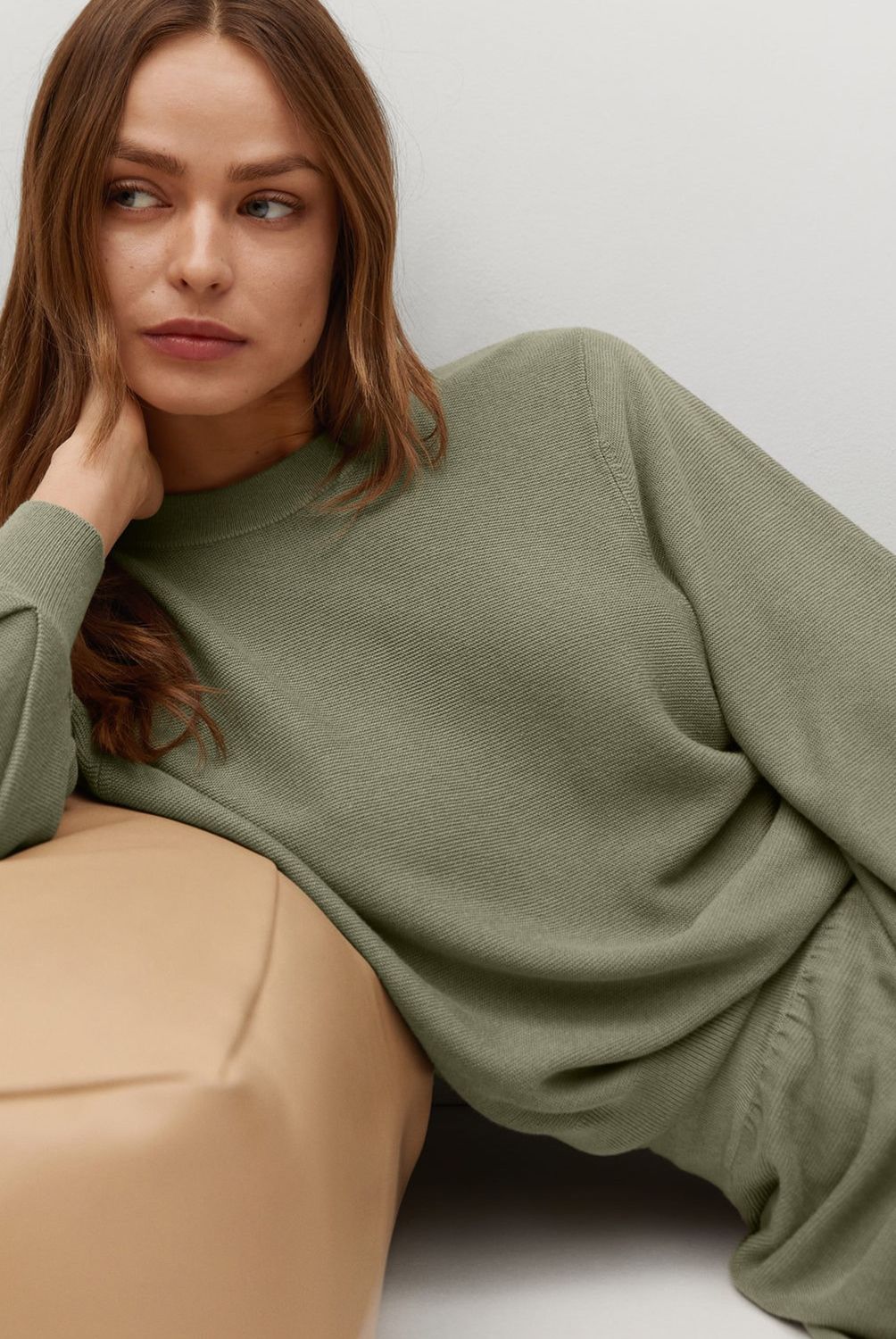 MANGO - Sweater Manga Globo Modal Y Algodón Milan Mujer