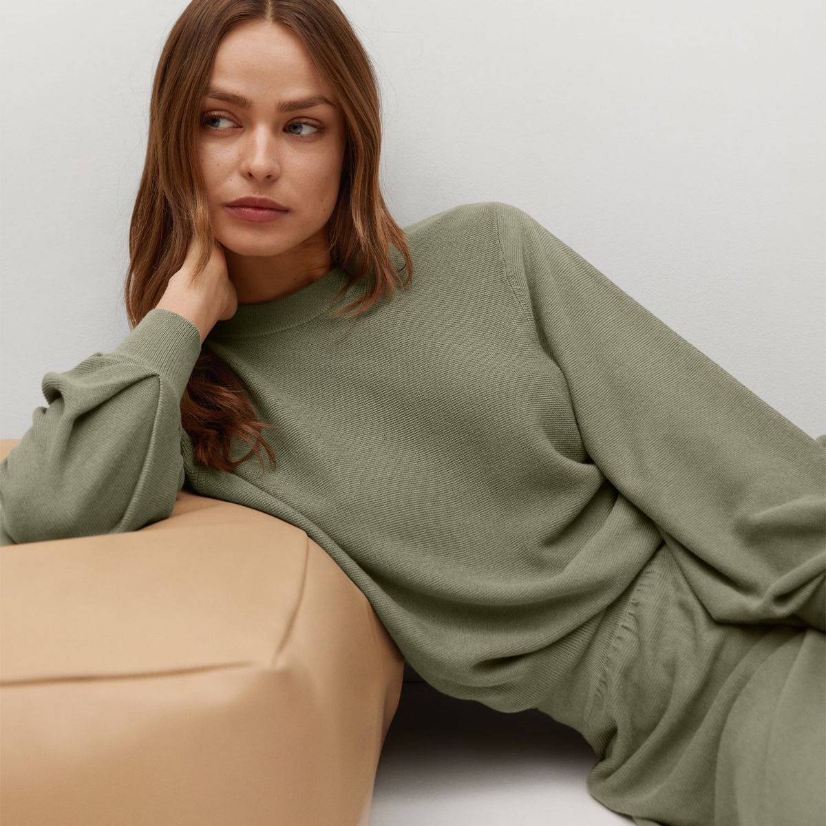 MANGO - Sweater Manga Globo Modal Y Algodón Milan Mujer