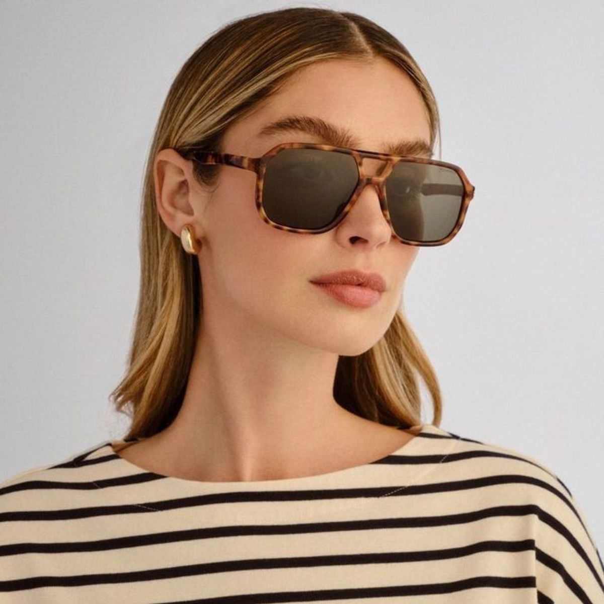 NOVY - Lentes Gafas De Sol Retro Piloto Aviador Mujer Uv400 Animal Print