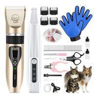 Maquina Corta Pelo Mascotas Perro Gato Kit Completo 15 En 1