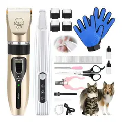 EVERSO - Maquina Corta Pelo Mascotas Perro Gato Kit Completo 15 En 1