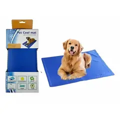 GENERICO - Manta Refrescante Perro Manta Enfriadora Manta Mascotas Fria Azul Liso M