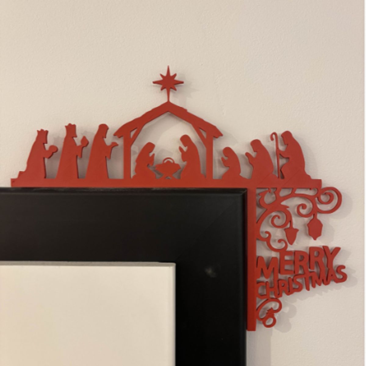 GENERICO - Decoración de Marco de Puerta Navideña