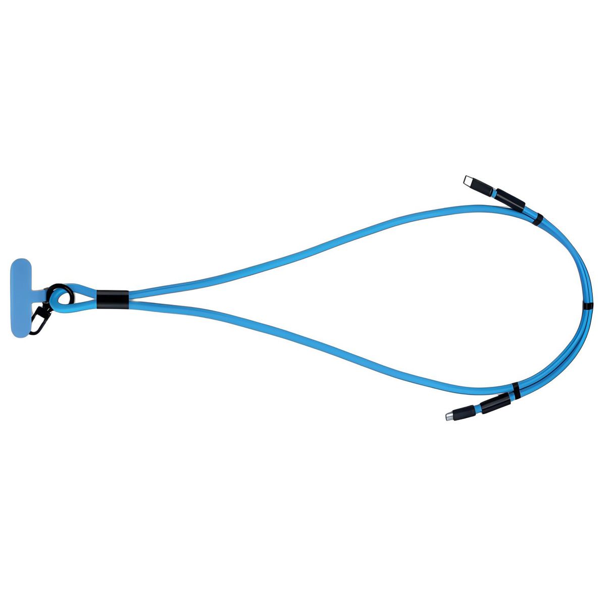GENERICO - Colgante Smartphone USB-C a Lightning Carga Rápida Azul - SC