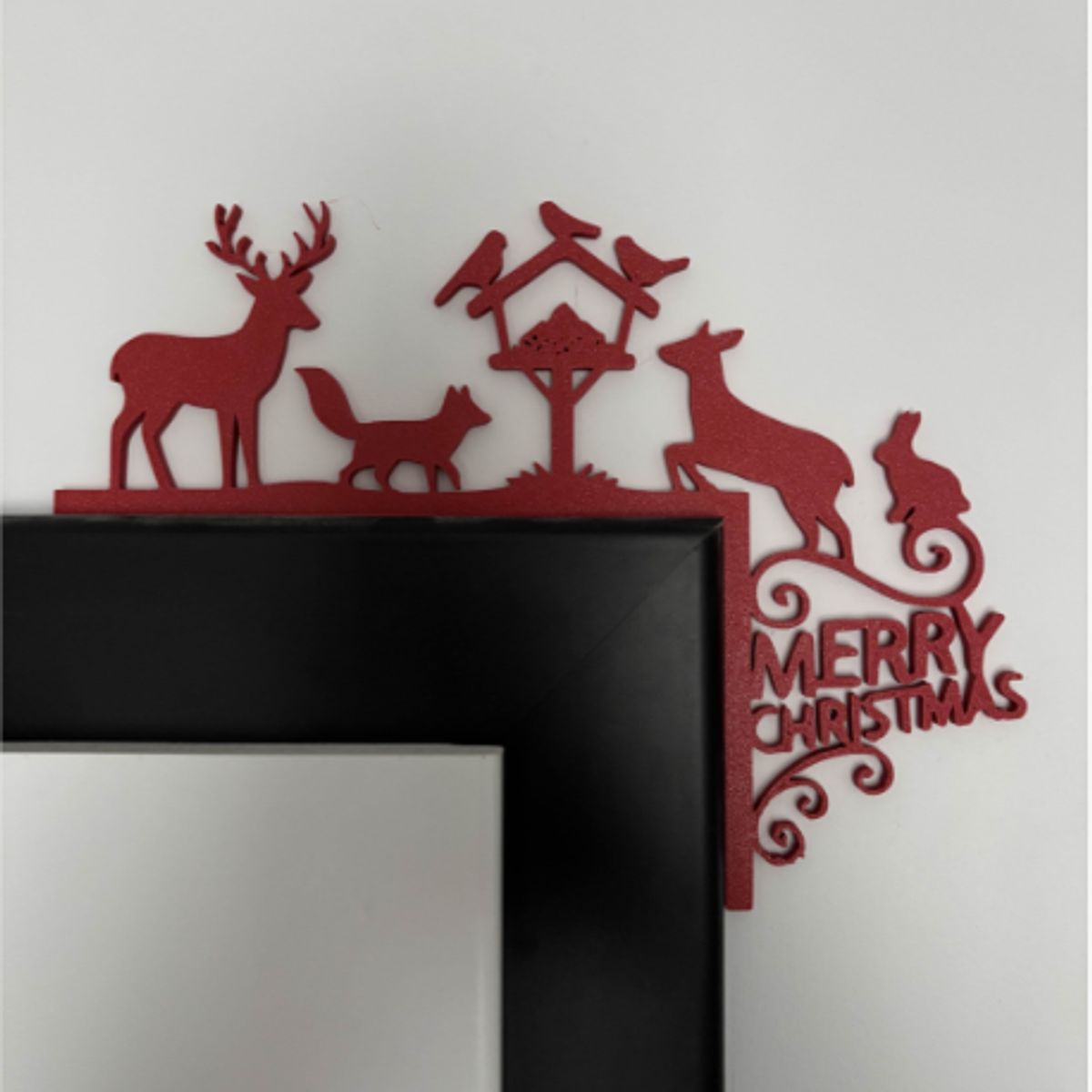 GENERICO - Decoración de Marco de Puerta Navideña Renos navideños