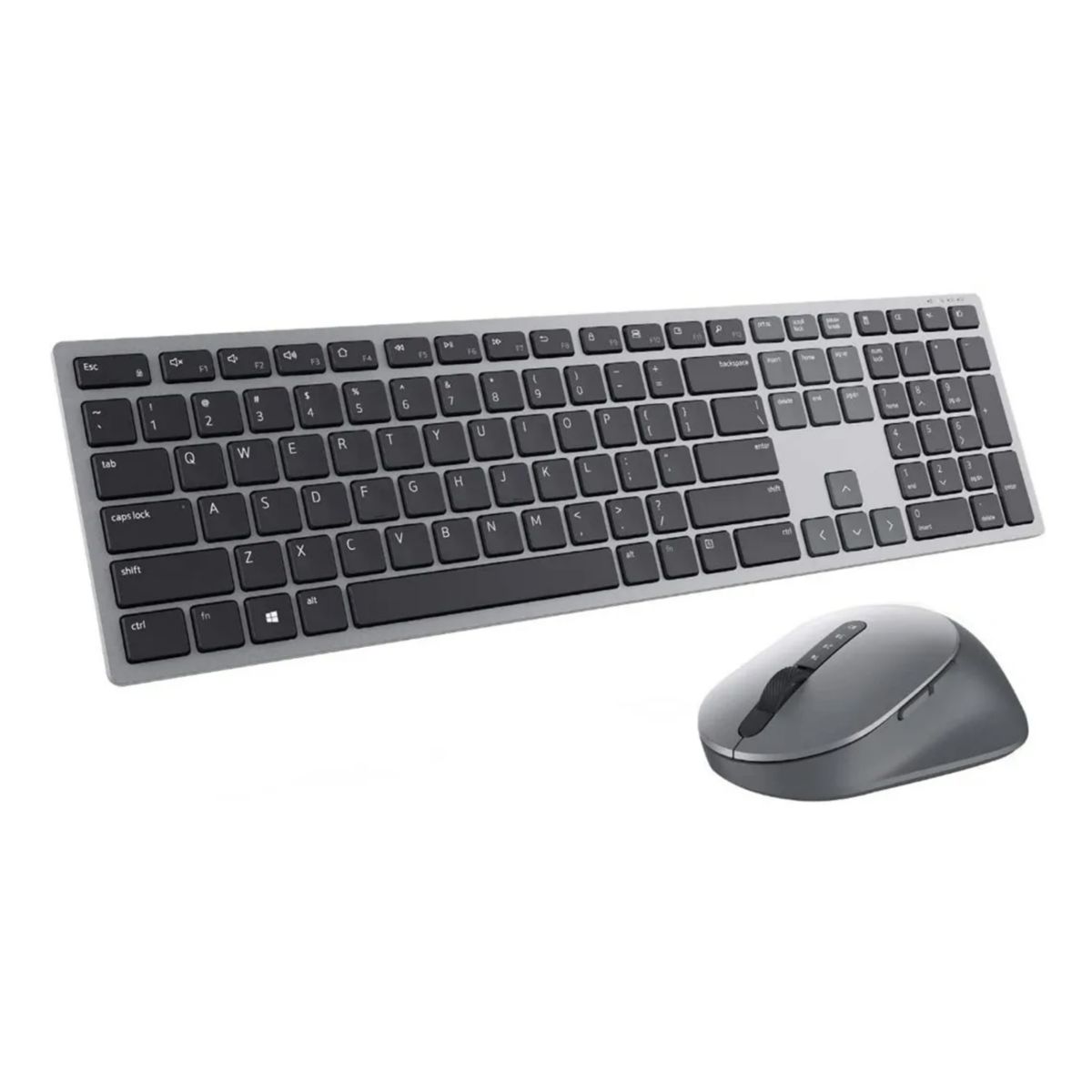 DELL - Kit Teclado & Mouse Inalámbrico Dell Premier Km7321w Bluetooth Plateado Gris