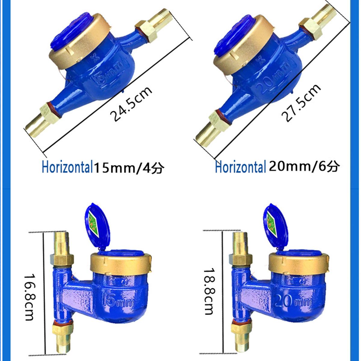 GENERAL - Contador De Agua Fría Húmeda Tipo Rotor Anti-inversion