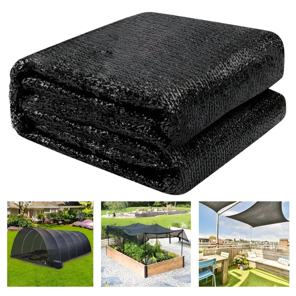 ATURE - Malla Raschel 80% Sombra Ancho 4.2 Mts X 10 Mts Largo (42m2)