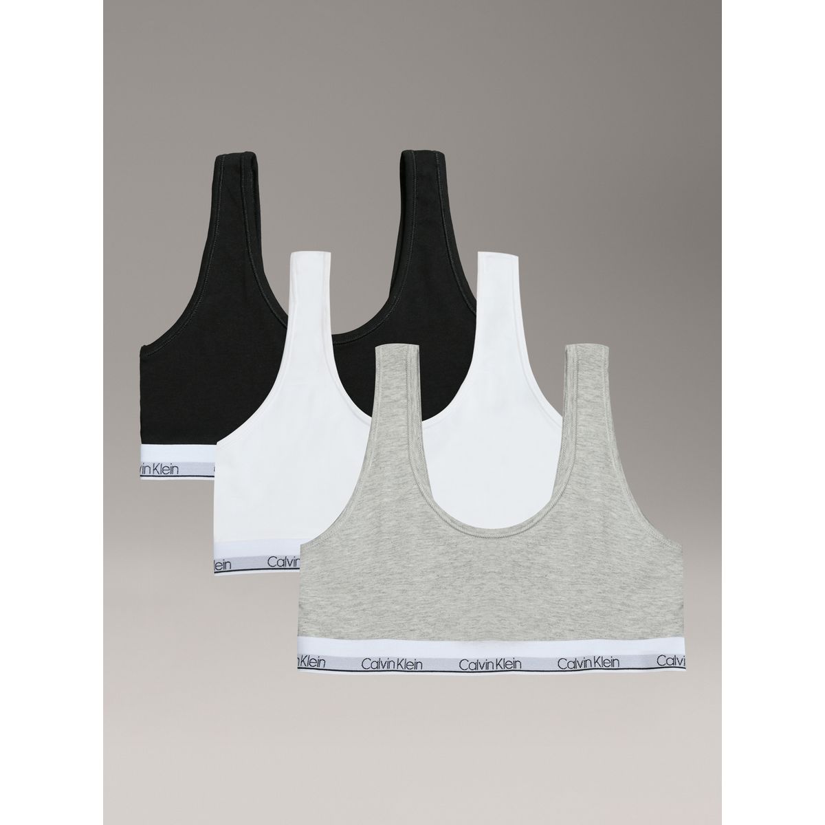 CALVIN KLEIN - Pack 3 Bralettes para Niña Multicolor Calvin Klein