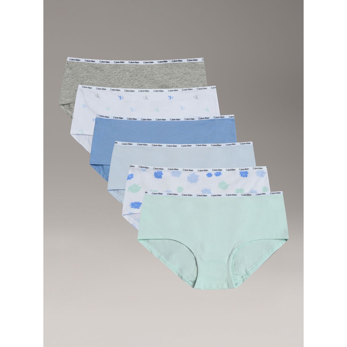 CALVIN KLEIN - Pack 6 Calzones Hipster para Niña Multicolor Calvin Klein